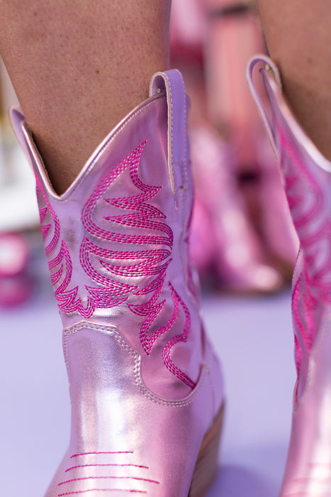 Zen Pink Cowboy Boots